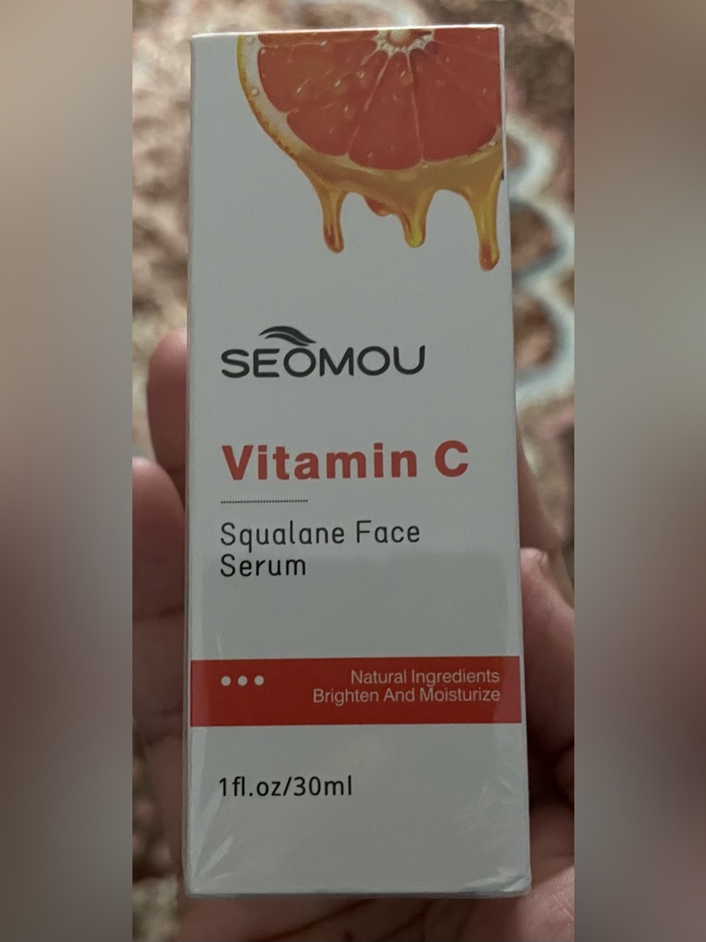 Vitamin C Squalane Face Serum - Brightening Orange